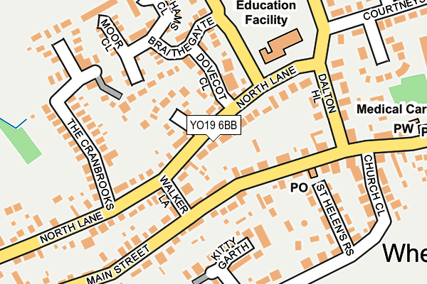 YO19 6BB map - OS OpenMap – Local (Ordnance Survey)