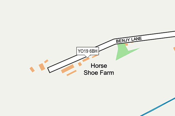 YO19 6BH map - OS OpenMap – Local (Ordnance Survey)