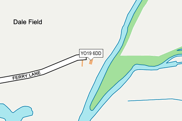 YO19 6DD map - OS OpenMap – Local (Ordnance Survey)
