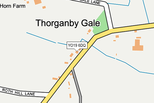 YO19 6DQ map - OS OpenMap – Local (Ordnance Survey)