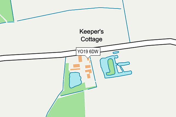 YO19 6DW map - OS OpenMap – Local (Ordnance Survey)