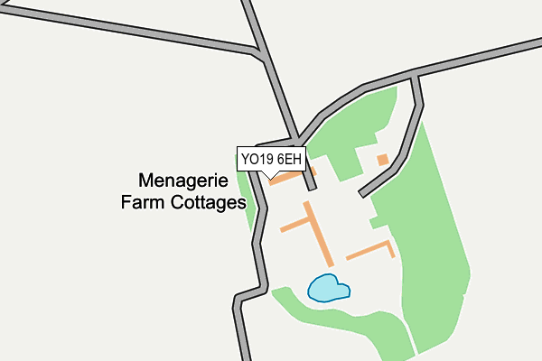 YO19 6EH map - OS OpenMap – Local (Ordnance Survey)