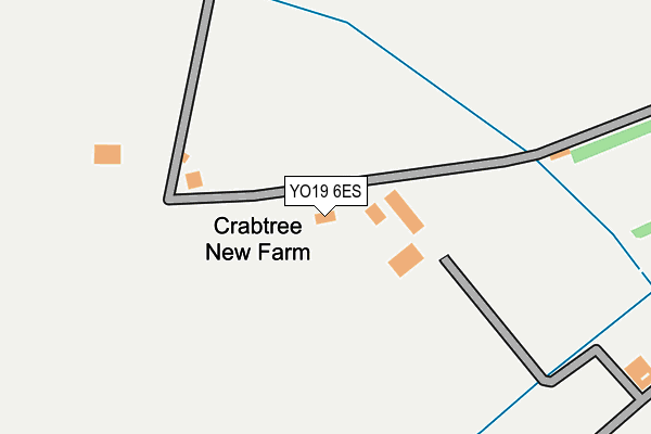 YO19 6ES map - OS OpenMap – Local (Ordnance Survey)