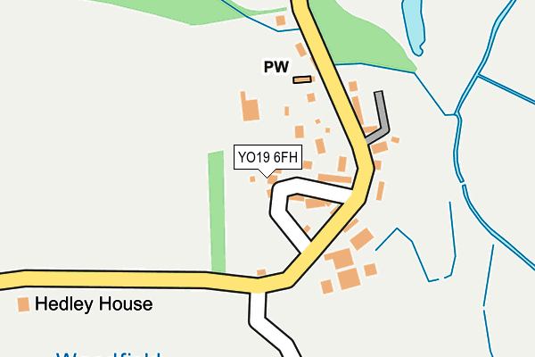 YO19 6FH map - OS OpenMap – Local (Ordnance Survey)