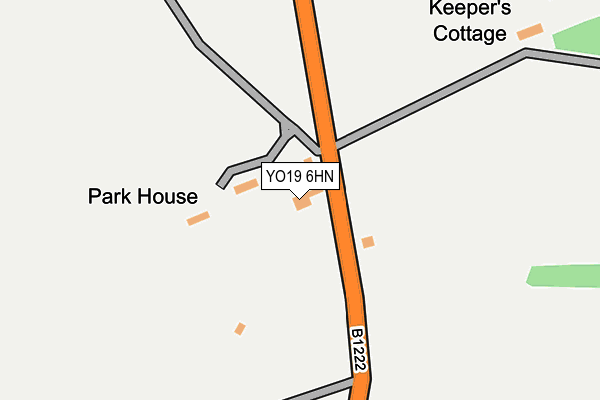 YO19 6HN map - OS OpenMap – Local (Ordnance Survey)