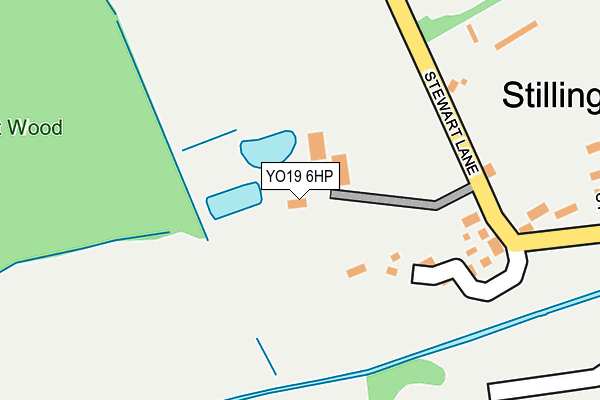 YO19 6HP map - OS OpenMap – Local (Ordnance Survey)