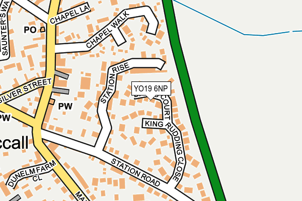YO19 6NP map - OS OpenMap – Local (Ordnance Survey)