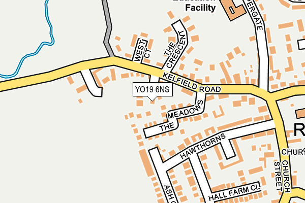 YO19 6NS map - OS OpenMap – Local (Ordnance Survey)