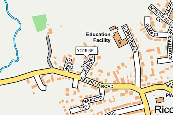 YO19 6PL map - OS OpenMap – Local (Ordnance Survey)