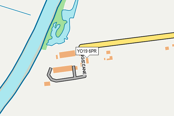 YO19 6PR map - OS OpenMap – Local (Ordnance Survey)