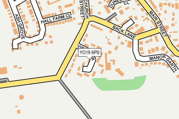 YO19 6PS map - OS OpenMap – Local (Ordnance Survey)