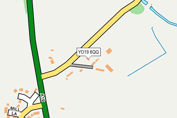 YO19 6QQ map - OS OpenMap – Local (Ordnance Survey)