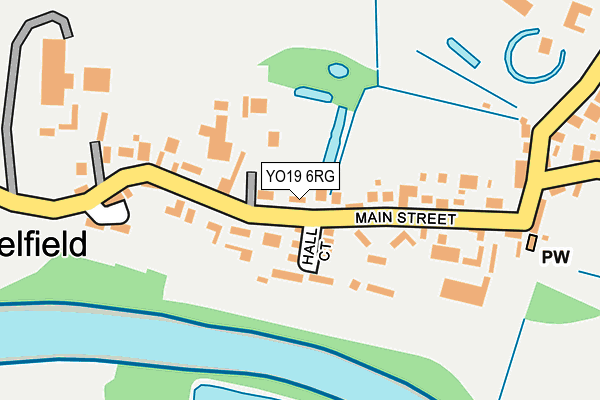 YO19 6RG map - OS OpenMap – Local (Ordnance Survey)