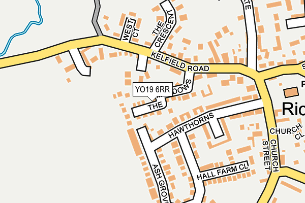 YO19 6RR map - OS OpenMap – Local (Ordnance Survey)