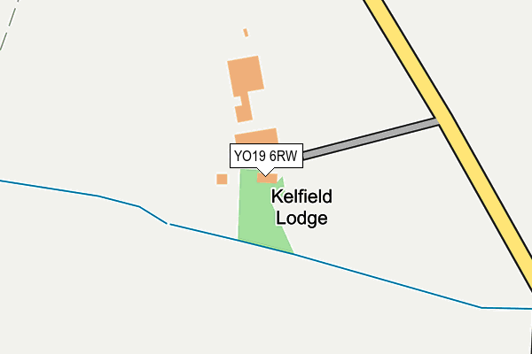 YO19 6RW map - OS OpenMap – Local (Ordnance Survey)