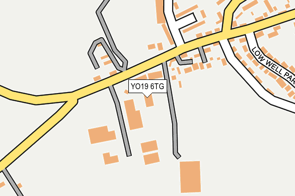 YO19 6TG map - OS OpenMap – Local (Ordnance Survey)