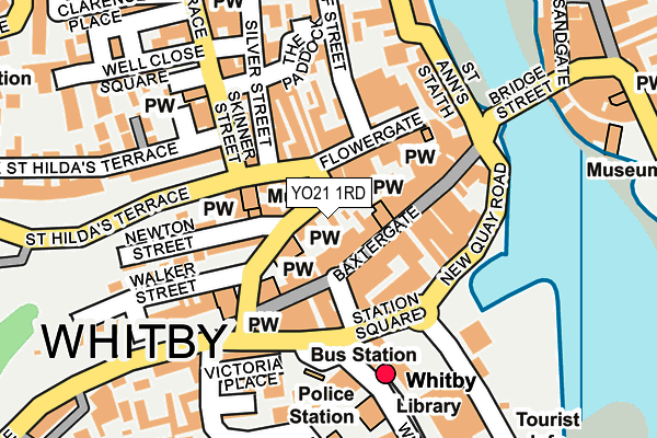 YO21 1RD map - OS OpenMap – Local (Ordnance Survey)
