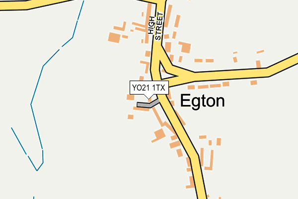 YO21 1TX map - OS OpenMap – Local (Ordnance Survey)