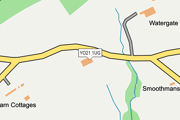 YO21 1UG map - OS OpenMap – Local (Ordnance Survey)