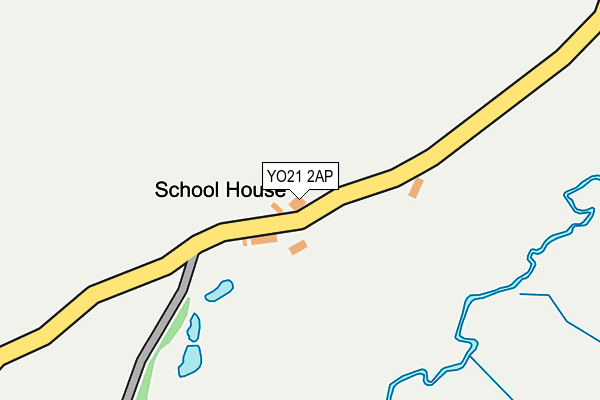 YO21 2AP map - OS OpenMap – Local (Ordnance Survey)