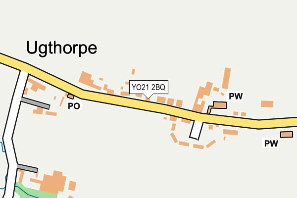 YO21 2BQ map - OS OpenMap – Local (Ordnance Survey)