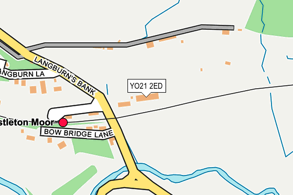 YO21 2ED map - OS OpenMap – Local (Ordnance Survey)