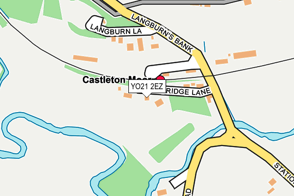 YO21 2EZ map - OS OpenMap – Local (Ordnance Survey)