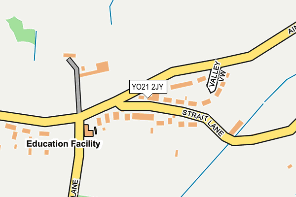 YO21 2JY map - OS OpenMap – Local (Ordnance Survey)