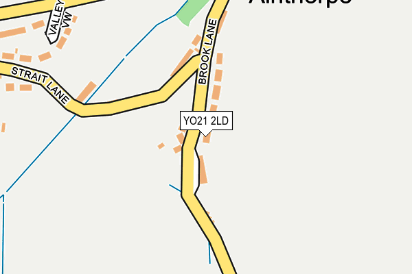 YO21 2LD map - OS OpenMap – Local (Ordnance Survey)