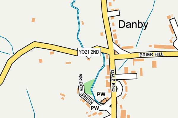 YO21 2ND map - OS OpenMap – Local (Ordnance Survey)