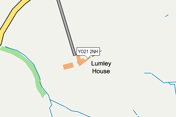 YO21 2NH map - OS OpenMap – Local (Ordnance Survey)