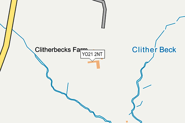 YO21 2NT map - OS OpenMap – Local (Ordnance Survey)