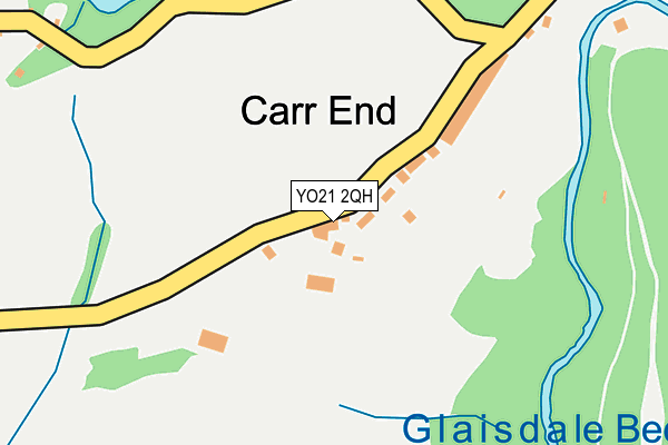 YO21 2QH map - OS OpenMap – Local (Ordnance Survey)