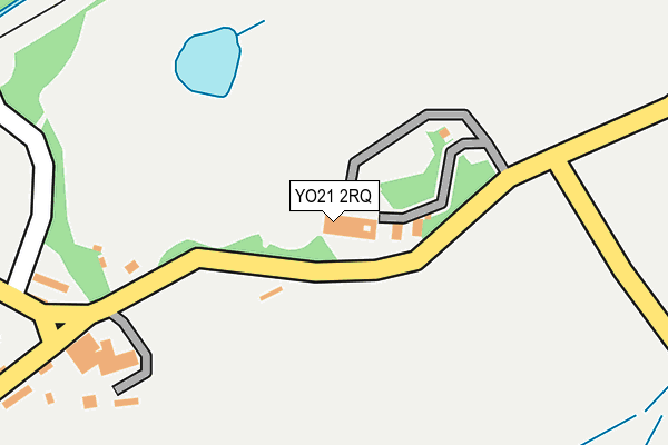 YO21 2RQ map - OS OpenMap – Local (Ordnance Survey)
