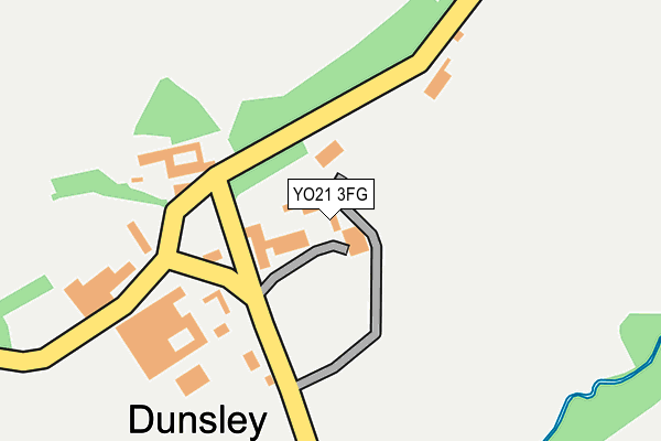 YO21 3FG map - OS OpenMap – Local (Ordnance Survey)