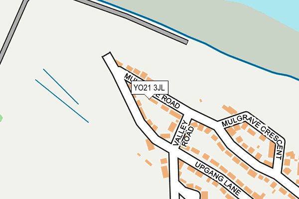 YO21 3JL map - OS OpenMap – Local (Ordnance Survey)