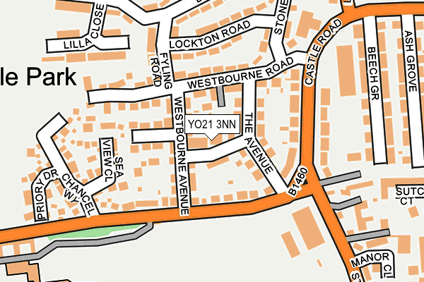 YO21 3NN map - OS OpenMap – Local (Ordnance Survey)