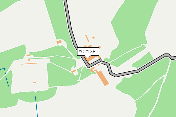 YO21 3RJ map - OS OpenMap – Local (Ordnance Survey)