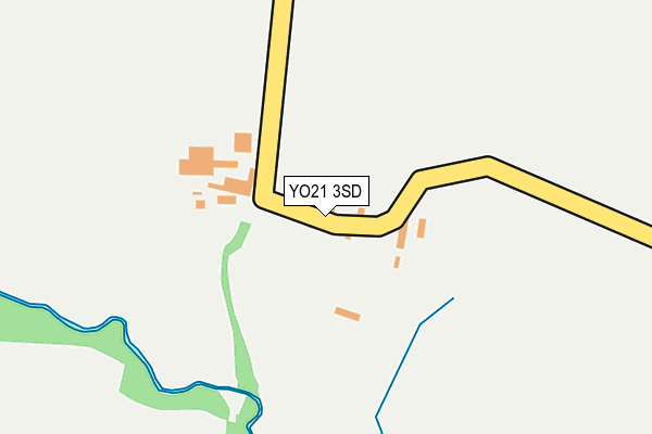YO21 3SD map - OS OpenMap – Local (Ordnance Survey)