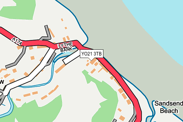 YO21 3TB map - OS OpenMap – Local (Ordnance Survey)