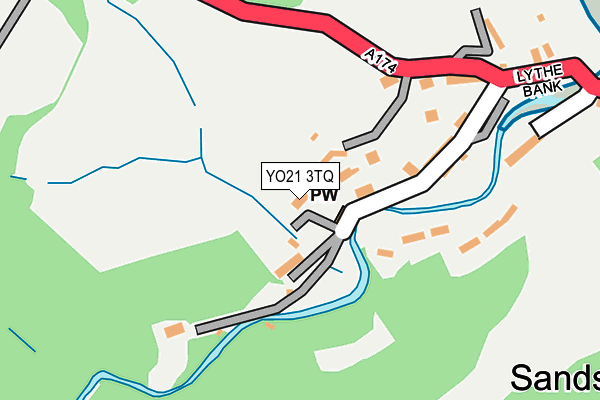 YO21 3TQ map - OS OpenMap – Local (Ordnance Survey)