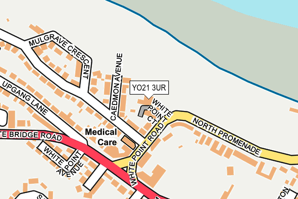 YO21 3UR map - OS OpenMap – Local (Ordnance Survey)