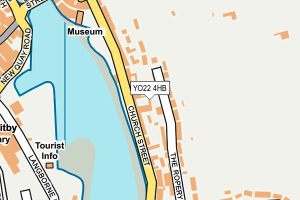 YO22 4HB map - OS OpenMap – Local (Ordnance Survey)