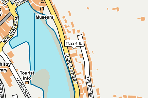 YO22 4HD map - OS OpenMap – Local (Ordnance Survey)
