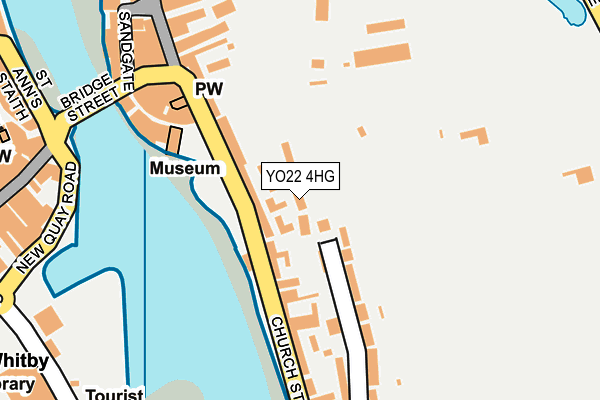YO22 4HG map - OS OpenMap – Local (Ordnance Survey)