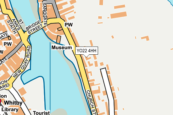 YO22 4HH map - OS OpenMap – Local (Ordnance Survey)