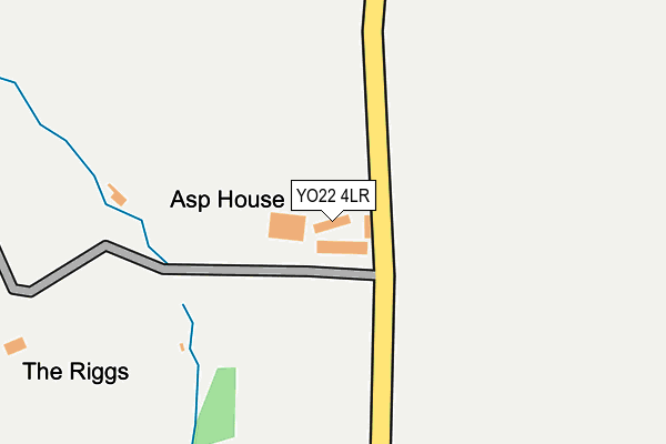 YO22 4LR map - OS OpenMap – Local (Ordnance Survey)