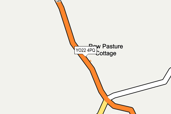 YO22 4PQ map - OS OpenMap – Local (Ordnance Survey)