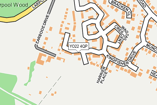 YO22 4QP map - OS OpenMap – Local (Ordnance Survey)