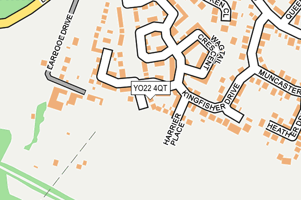 YO22 4QT map - OS OpenMap – Local (Ordnance Survey)